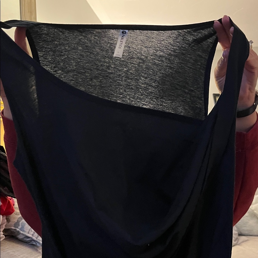 Fabletics Charcoal Women's Jersey Top
